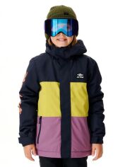 Акція на Дитяча демісезонна куртка для дівчинки Rip Curl Olly Snow Jacket 003UOU-49 128 см Синя/Жовта/Фіолетова від Rozetka