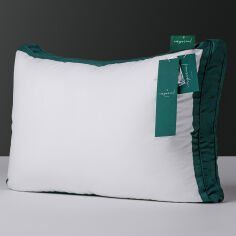 Акція на Подушка пуховая средняя Imperial Satin Luxe 100% пуха MirSon 50х70 см від Podushka