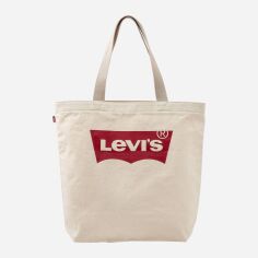 Акція на Сумка шоппер тканинна Levi`s 465870380 Молочна ( 1159831342) від Rozetka