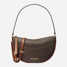 Акція на Сумка крос-боді через плече жіноча середня Michael Kors 926668669 Коричнева ( 1159831307) від Rozetka