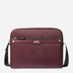 Акція на Сумка крос-боді через плече чоловіча Michael Kors 224087338 Бордова ( 1159831046) від Rozetka