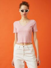Акція на Топ жіночий Koton 1YAL18009IK279 L Фіолетовий від Rozetka