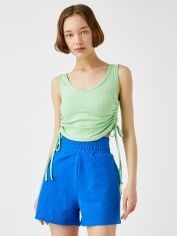 Акція на Топ жіночий Koton 1YAL38165IK813 XL Зелений від Rozetka