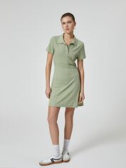Акція на Сукня-футболка коротка літня жіноча Koton 4SAL80007IK876 L Хакі від Rozetka