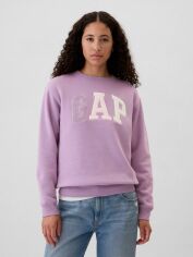 Акція на Світшот на флісі жіночий Gap 1576273 XL Фіолетовий від Rozetka