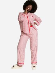Акція на Піжама (сорочка + штани) жіноча бавовняна Victoria's Secret Flannel Pajama 26957788 M Червона від Rozetka