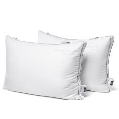 Акція на Подушка антиаллергенная средняя 1179 Luxury Exclusive EcoSilk MirSon 40х60 см від Podushka