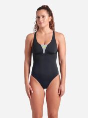 Акція на Суцільний купальник жіночий Arena Swimsuit Control Pro Solid 009073-555 38 Чорний від Rozetka