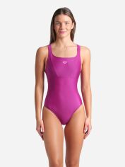 Акція на Суцільний купальник жіночий Arena Solid Swimsuit Control Pro Bac 005910-950 44 Фіолетовий від Rozetka