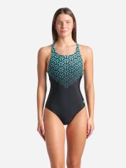Акція на Суцільний купальник жіночий Arena Kikko V Swimsuit V Back Graphi 006650-508 40 Чорний від Rozetka