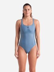 Акція на Суцільний купальник жіночий Arena Solid Swimsuit Control Pro Bac 005910-550 42 Сірий від Rozetka