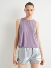 Акція на Майка жіноча Koton 4SAK30091NK378 XL Фіолетова від Rozetka