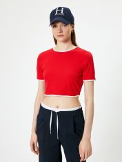 Акція на Топ жіночий Koton 4SAK50626EK401 XL Червоний від Rozetka