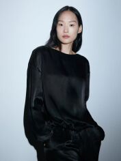 Акція на Блузка жіноча Zara 2636/934 S Чорна від Rozetka