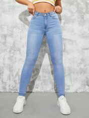 Акція на Джинси Skinny жіночі SHEIN GD-00135178 28 Блакитні від Rozetka