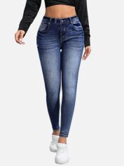 Акція на Джинси Skinny жіночі SHEIN GD-00133879 26 Сині від Rozetka