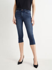 Акція на Капрі джинсові Skinny жіночі C&A GD-00109919 40 Темно-сині від Rozetka