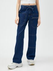 Акція на Джинси Regular Fit жіночі Koton 3SAL40148MDDRK 32-32 Темно-Сині від Rozetka