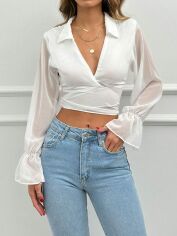 Акція на Топ жіночий SHEIN GD-00142947 L Білий від Rozetka