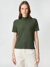 Акція на Топ жіночий Koton 3SAK50279EK854 2XL Хакі від Rozetka