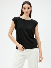 Акція на Топ жіночий Koton 3SAK50323EK999 2XL Чорний від Rozetka