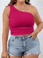 Акція на Топ жіночий SHEIN GD-00139635 4XL Рожевий від Rozetka