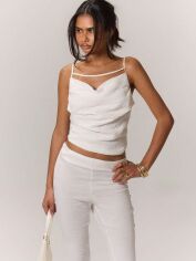 Акція на Топ жіночий SHEIN GD-00150319 S Білий від Rozetka