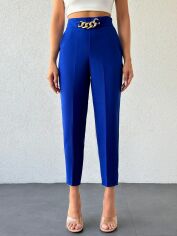 Акція на Штани жіночі SHEIN GD-00143949 XS Сині від Rozetka
