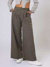 Акція на Штани жіночі SHEIN GD-00125470 3XL Темно-сірі від Rozetka