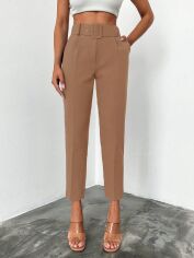 Акція на Штани жіночі SHEIN GD-00108802 42 Світло-бежеві від Rozetka