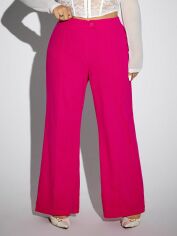 Акція на Штани жіночі SHEIN GD-00134287 2XL Фуксія від Rozetka