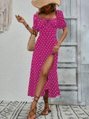 Акція на Сукня літня жіноча SHEIN GD-00133830 L Рожева від Rozetka