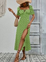 Акція на Сукня літня жіноча SHEIN GD-00134622 XL Зелена від Rozetka