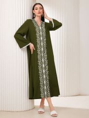 Акція на Сукня літня жіноча SHEIN GD-00118499 S Хакі від Rozetka