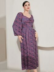 Акція на Сукня довга літня жіноча SHEIN GD-00125218 XL Різнокольорова від Rozetka