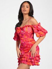 Акція на Сукня коротка літня жіноча SHEIN GD-00143836 L Різнокольорова від Rozetka