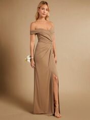 Акція на Сукня літня жіноча SHEIN GD-00108471 S Бежева від Rozetka