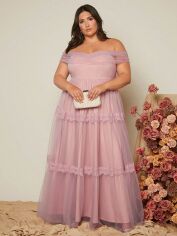 Акція на Сукня літня жіноча SHEIN GD-00095830 2XL Світло-рожева від Rozetka
