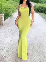 Акція на Сукня довга літня жіноча SHEIN GD-00147465 M Салатова від Rozetka