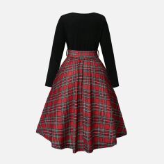Акція на Сукня осіння жіноча SHEIN GD-00137103 XL Різнокольорова від Rozetka