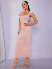 Акція на Сукня довга літня жіноча SHEIN GD-00125011 L Світло-рожева від Rozetka