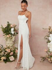 Акція на Сукня довга літня жіноча SHEIN GD-00120205 L Біла від Rozetka