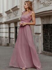 Акція на Сукня літня жіноча SHEIN GD-00108430 L Рожево-коричнева від Rozetka