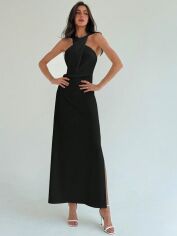 Акція на Сукня довга літня жіноча SHEIN GD-00125506 S Чорна від Rozetka