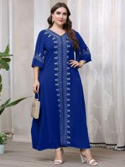 Акція на Сукня літня жіноча SHEIN GD-00135510 XL Синя від Rozetka