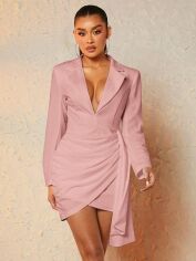 Акція на Сукня коротка літня жіноча SHEIN GD-00145773 XS Світло-рожева від Rozetka