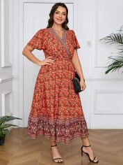 Акція на Сукня літня жіноча SHEIN GD-00137616 XL Різнокольорова від Rozetka
