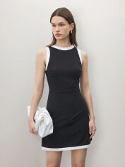 Акція на Сукня коротка літня жіноча SHEIN GD-00144094 XS Чорна від Rozetka