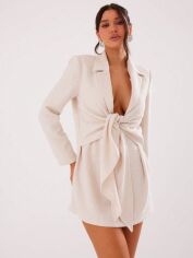 Акція на Сукня осіння жіноча SHEIN GD-00155876 XS Кремове від Rozetka