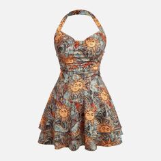 Акція на Сукня літня жіноча SHEIN GD-00132363 XL Різнокольорова від Rozetka